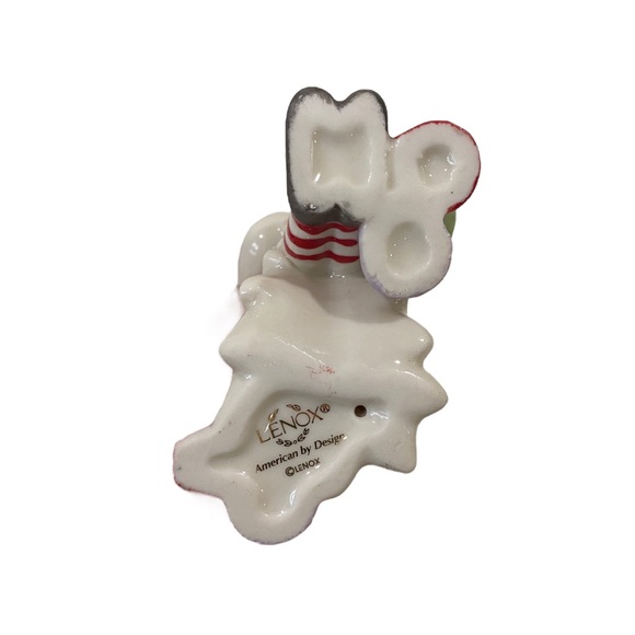 Lenox Gumdrop Fairy Ceramic Sitting Figurine Wing, Striped Socks & Gumdrops - Picture 7 of 10